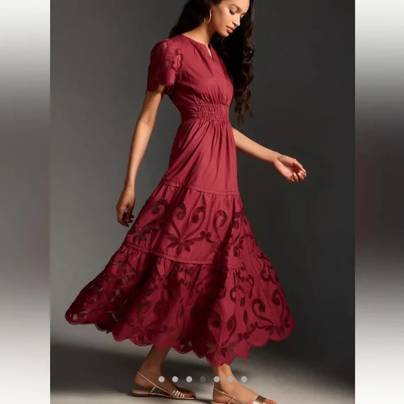 Anthropologie The Somerset maxi dress : cutwork edition - Picture 4 of 9